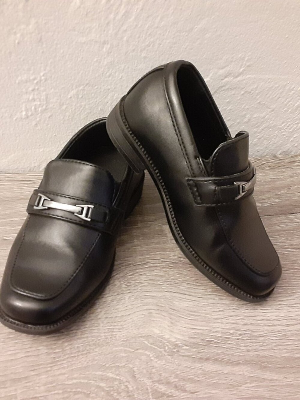 Perry Ellis Portfolio Boys Dress Shoes Size 7 Toddler, Slip On Loafers